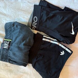 Nike Pro Black Athletic Shorts